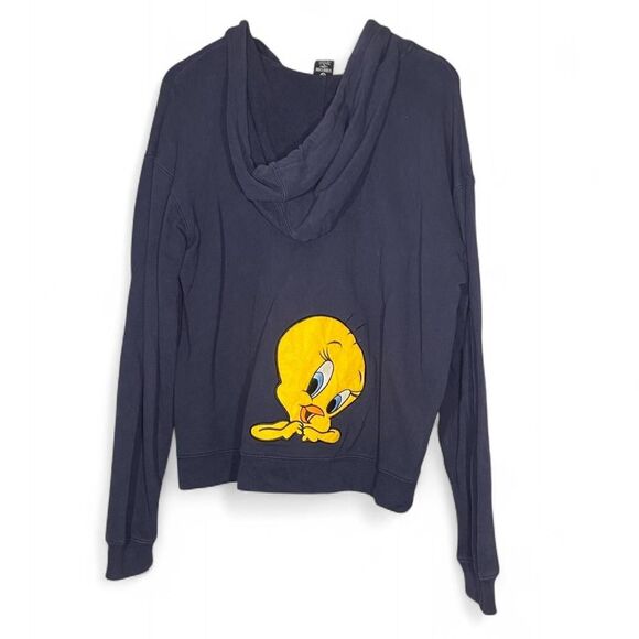 vintage 1998 Looney tunes tweety zip up hoodie - Picture 5 of 6
